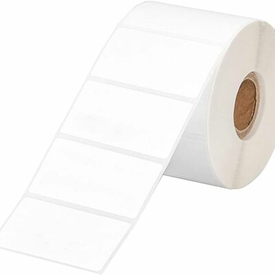 50x25 Thermal Transfer, 1Up, 2000pcs Labels Roll